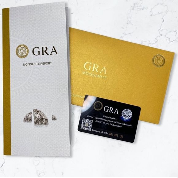 14k Yellow Gold 2Ct Moissanite Diamond Ring Retail $3,500 - Picture 13 of 16